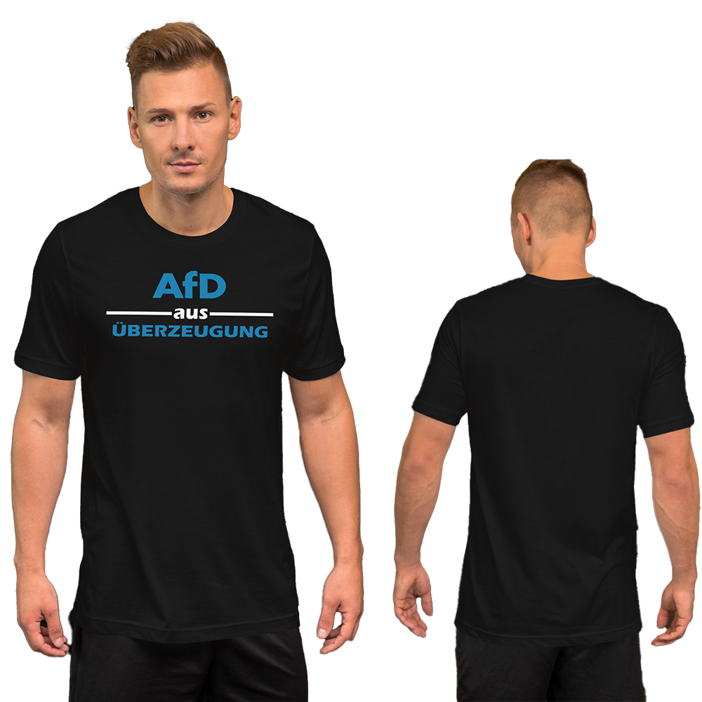 AfD aus Überzeugung - T-Shirt