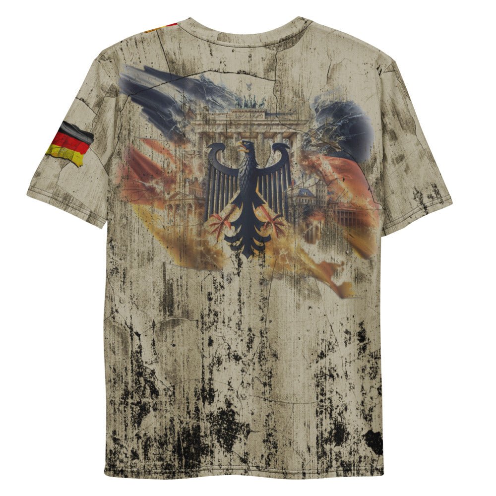 Desert - Look Deutschland - Adler - T - Shirt - Trigárdon