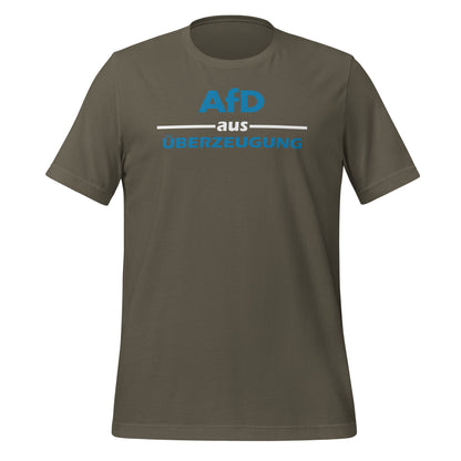 AfD aus Überzeugung - T-Shirt