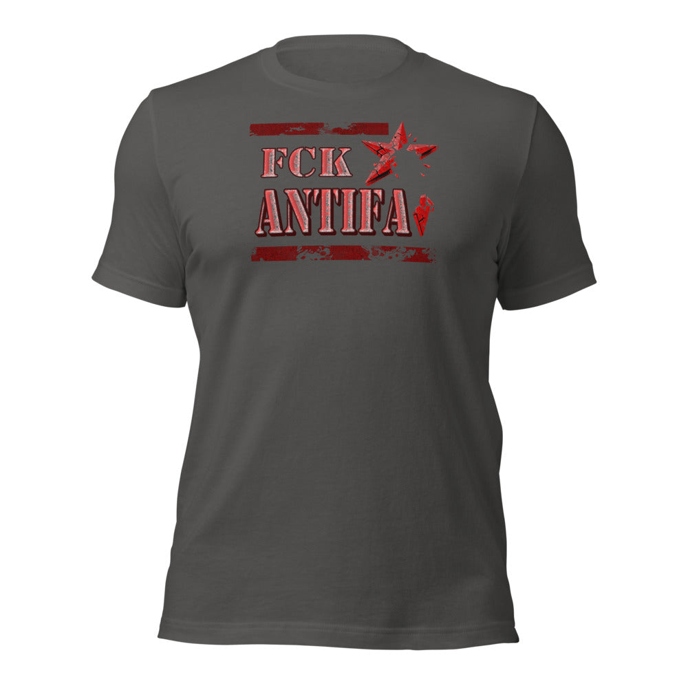 FCK Antifa - Good Night - T-Shirt - Rücken bedruckt