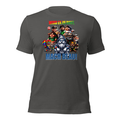 Wird es zu bunt, mach BLAU!-T-Shirt