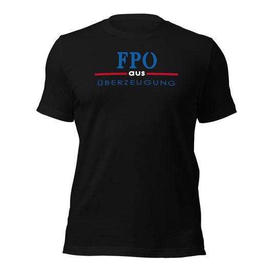 FPÖ aus Überzeugung - Das Original - Unisex-T-Shirt