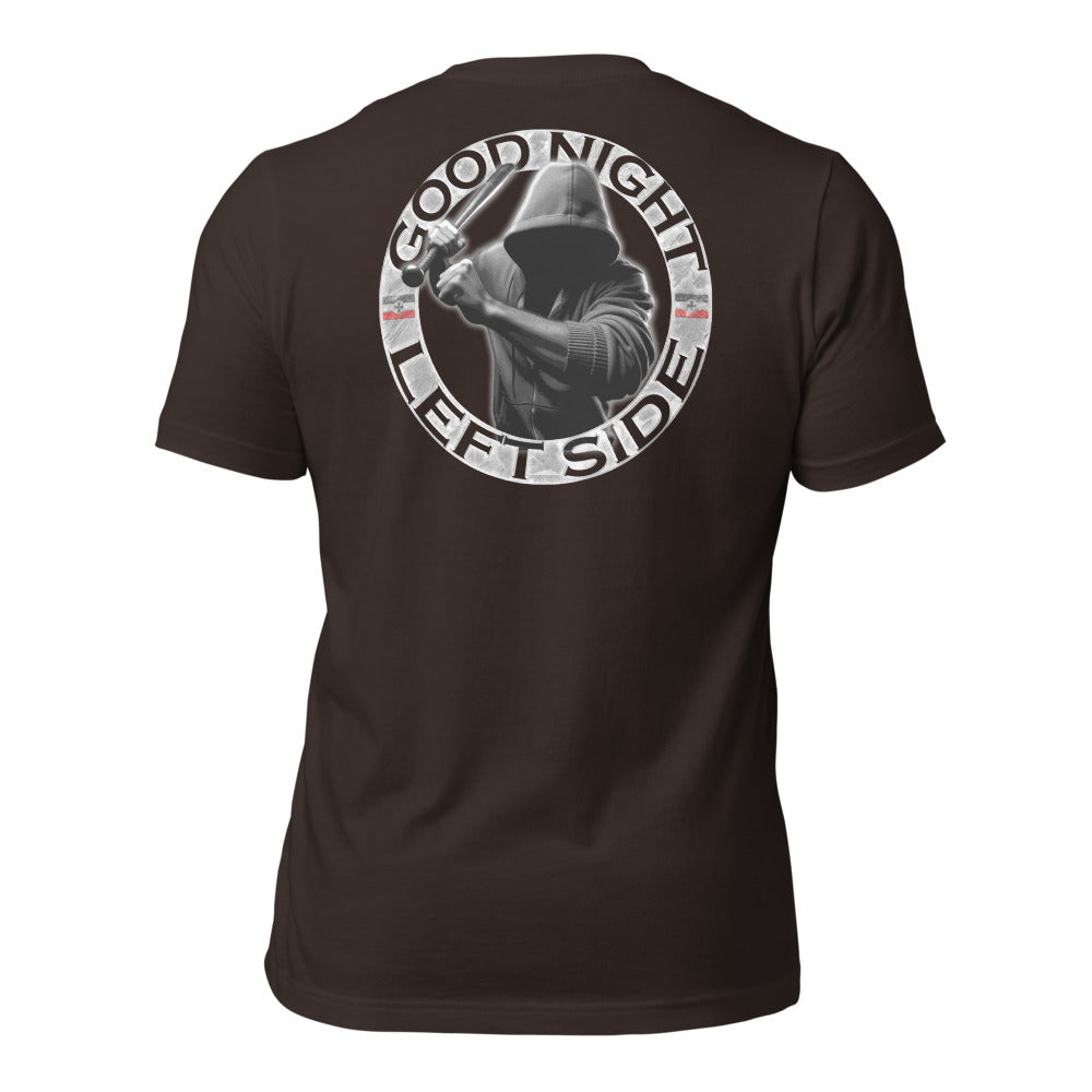 FCK Antifa - Good Night - T-Shirt - Rücken bedruckt