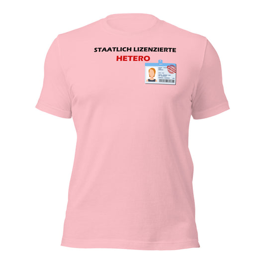 Staatlich Lizenzierte Hetero (Frau) -T-Shirt