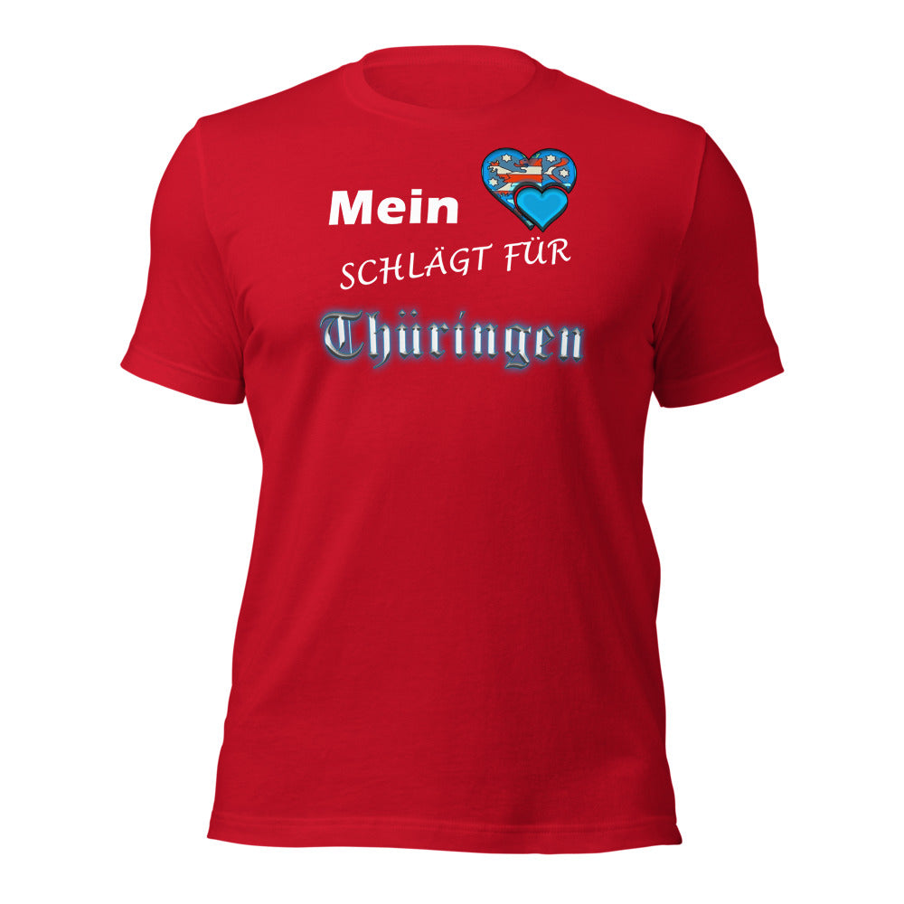 Mein Herz schlägt für Thüringen - T-Shirt