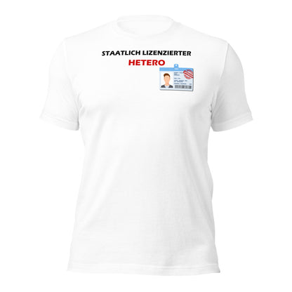 Staatlich Lizenzierter Hetero (Mann) - T-Shirt