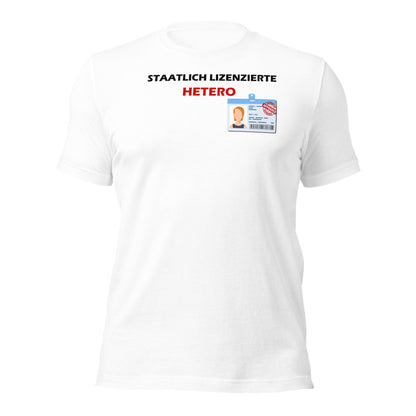 Staatlich Lizenzierte Hetero (Frau) -T-Shirt