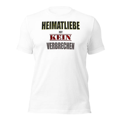 Heimatliebe ist kein Verbrechen Nr. 4 Das Original -T-Shirt