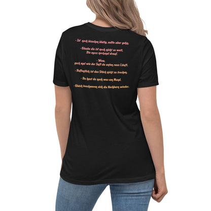 Sätze die beim Grillen und Sex funktionieren - Damen-T-Shirt