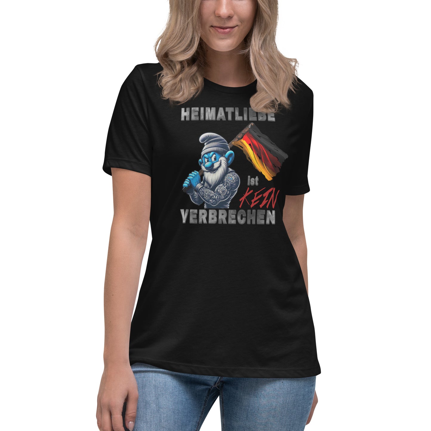 Heimatliebe ist kein Verbrechen -  Damen-T-Shirt