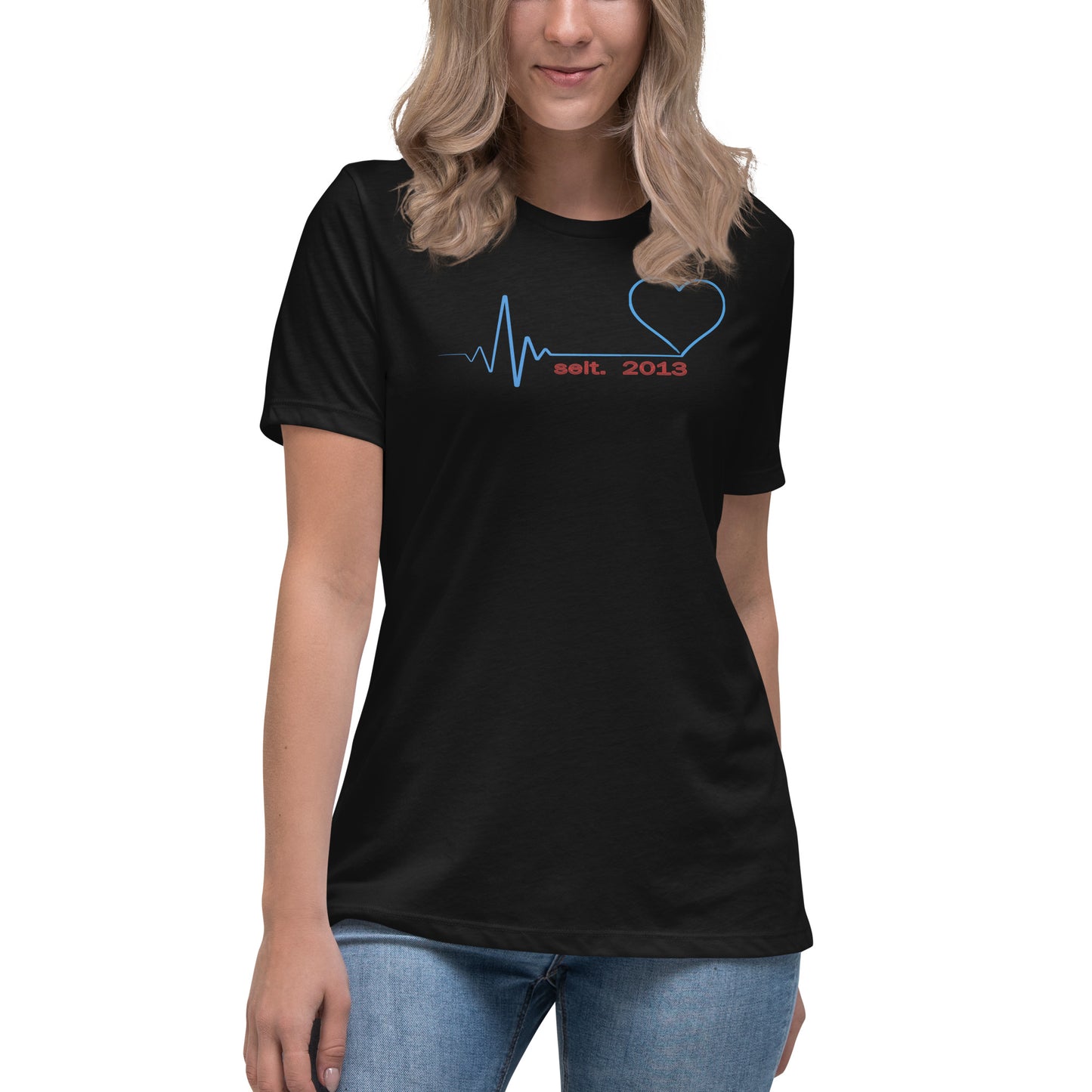 Herzschlag Damen-T-Shirt