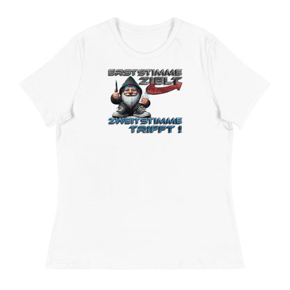 Erststimme Zielt, Zweitstimme trifft! - Damen-T-Shirt