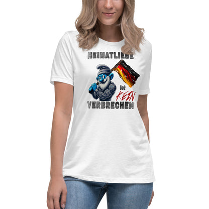 Heimatliebe ist kein Verbrechen -  Damen-T-Shirt